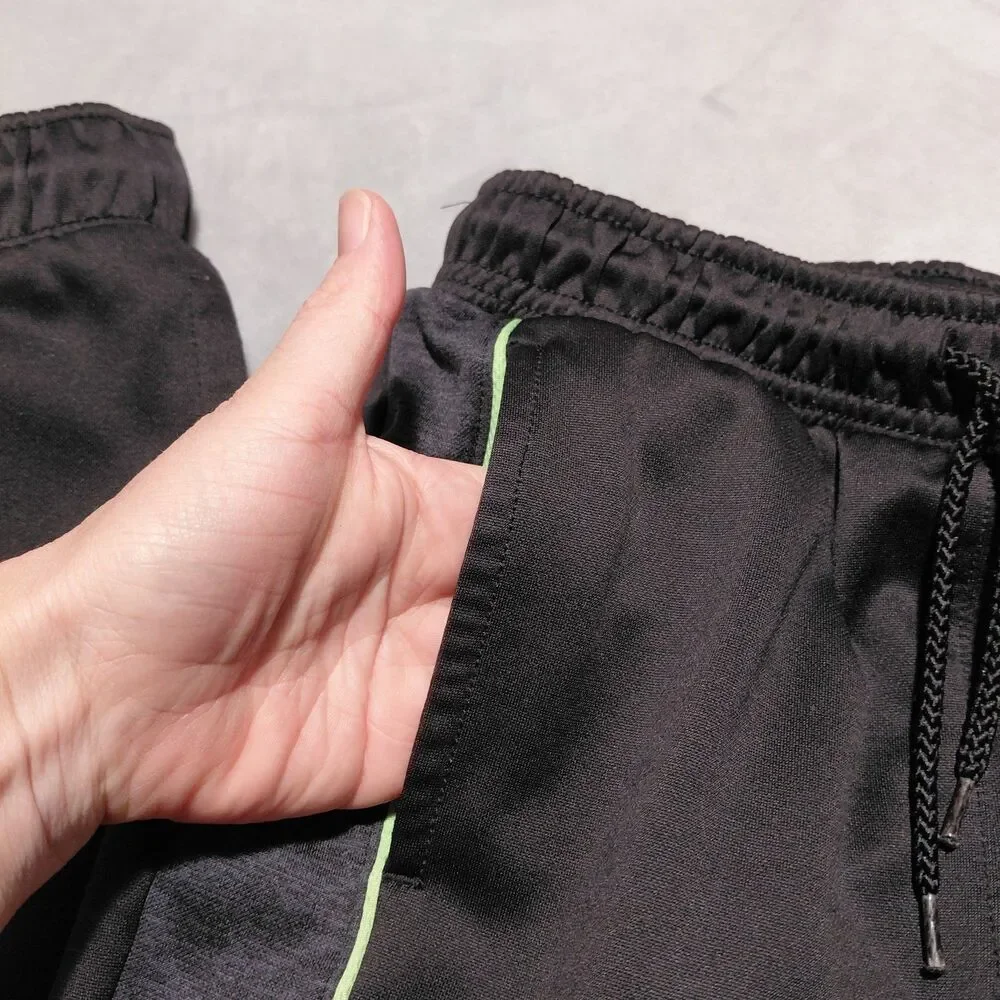 Lot of 3 Place Sport Boys Fleece Lined Athletic Sweatpants L 10/12 Black